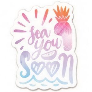 Sea You Soon Vacation Vinyl Sticker